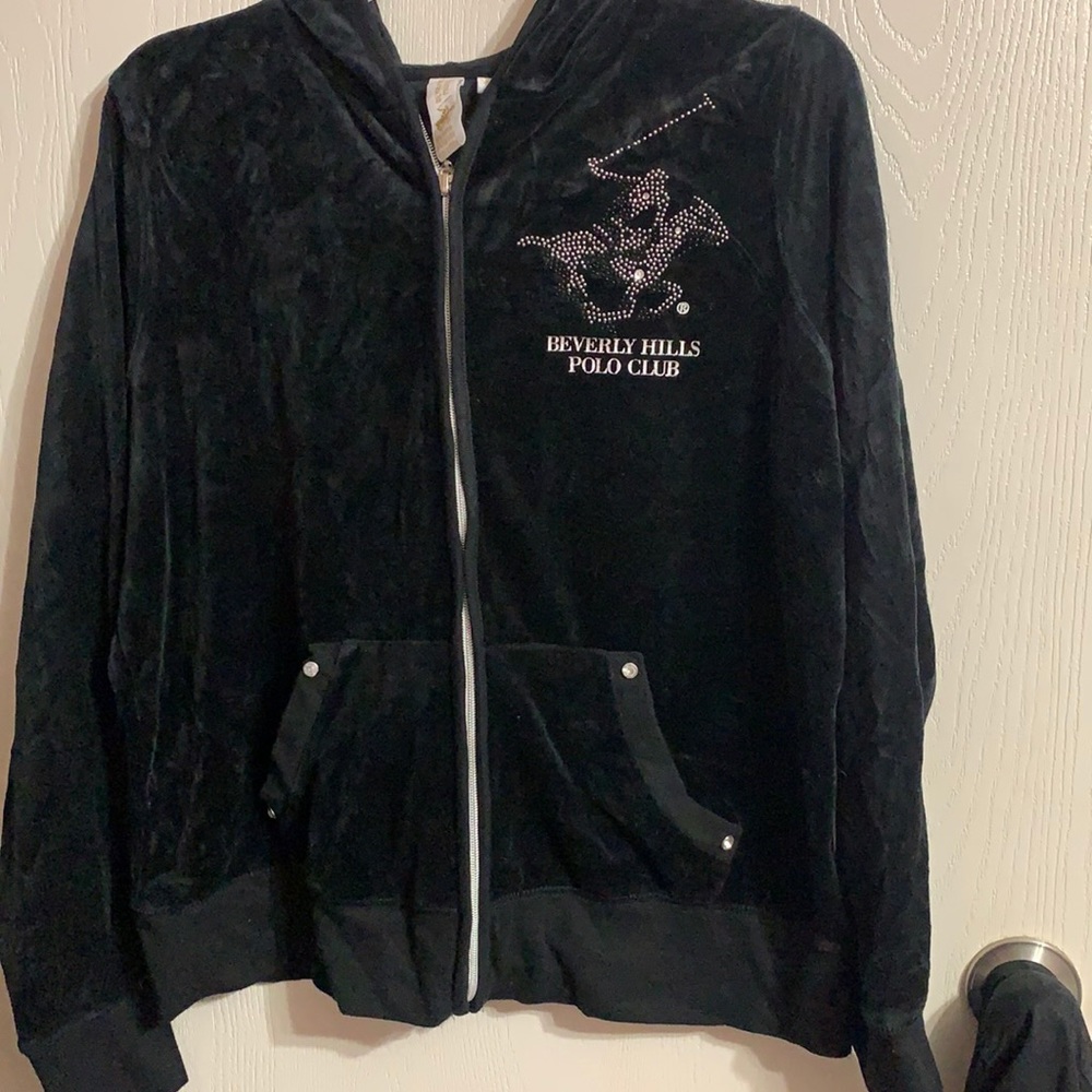 Velvet track jacket